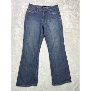 Vtg Anchor Blue Jeans Men's Sz 30/30 Blue Straight Bootcut Y2K Baggy